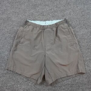 Birddogs Shorts Mens Large Gray Lined 7 Inseam Elastic Waist Athletic Casual